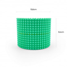 Maceta Sfera | Superficie geométrica con cristales premium