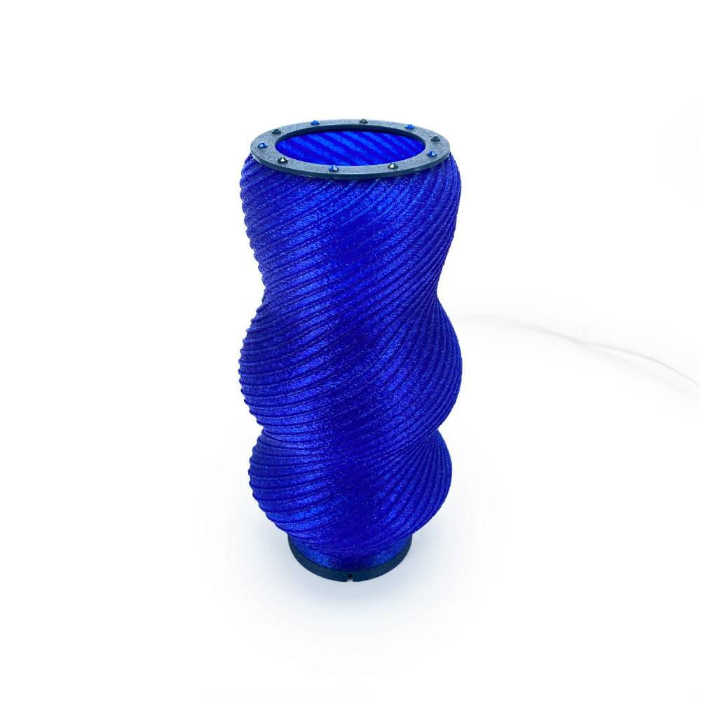 Lámpara Lira | Diseño ondulado con luz de 3 tonos