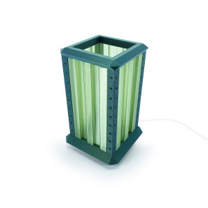 Lámpara Boreal | Diseño prismático con luz de 3 tonos