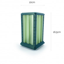 Lámpara Boreal | Diseño prismático con luz de 3 tonos