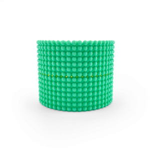 Maceta Sfera | Superficie geométrica con cristales premium