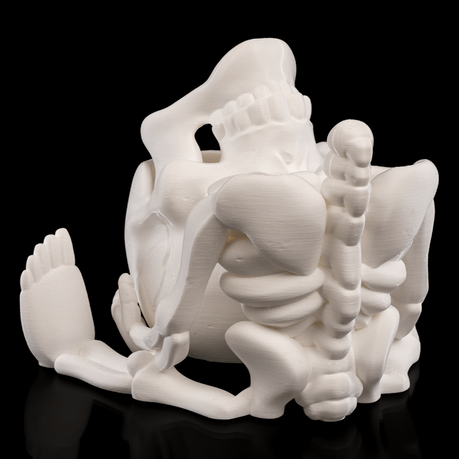 Recipiente para caramelos Crani-yum