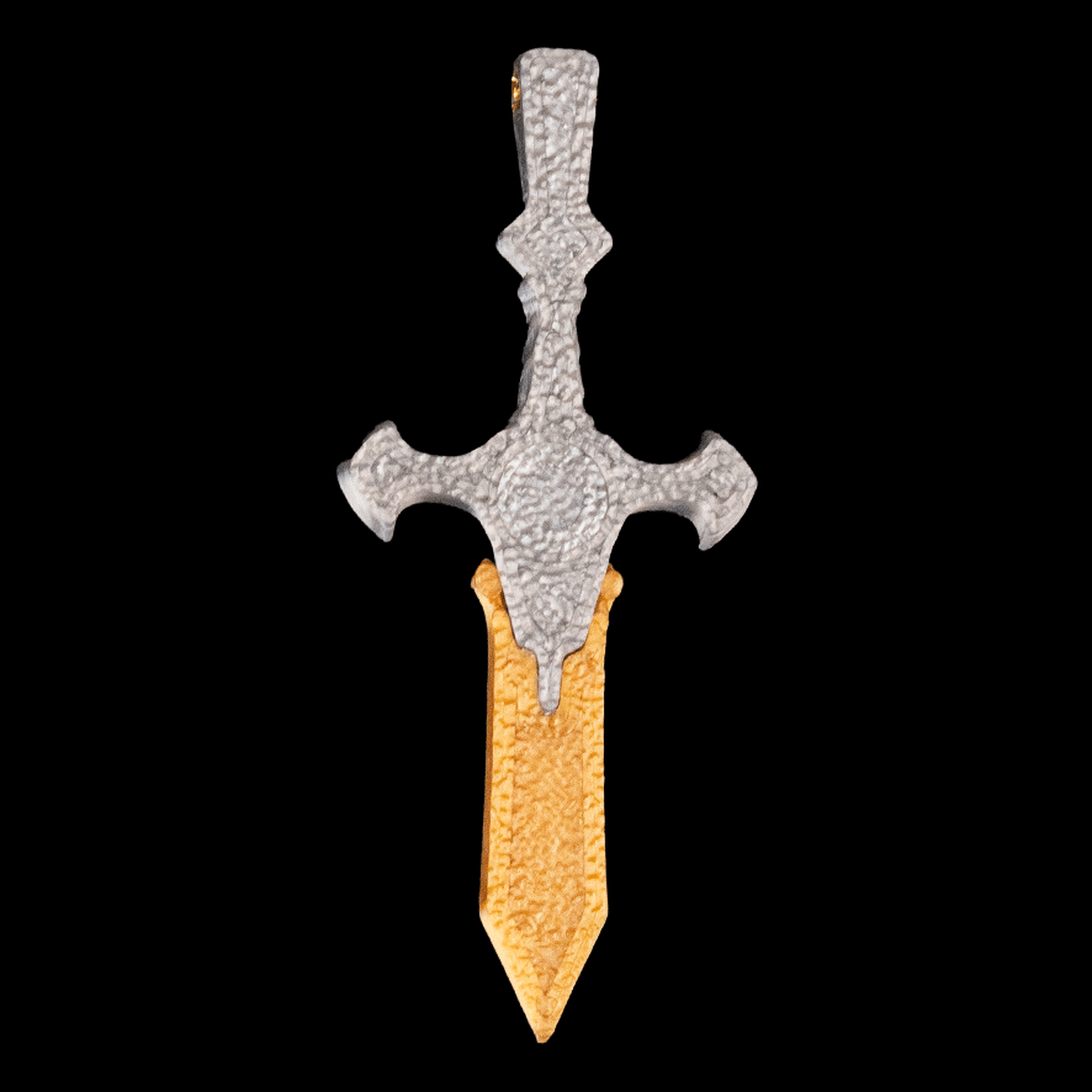 Colgantes de espada y escudo Steel & Feather