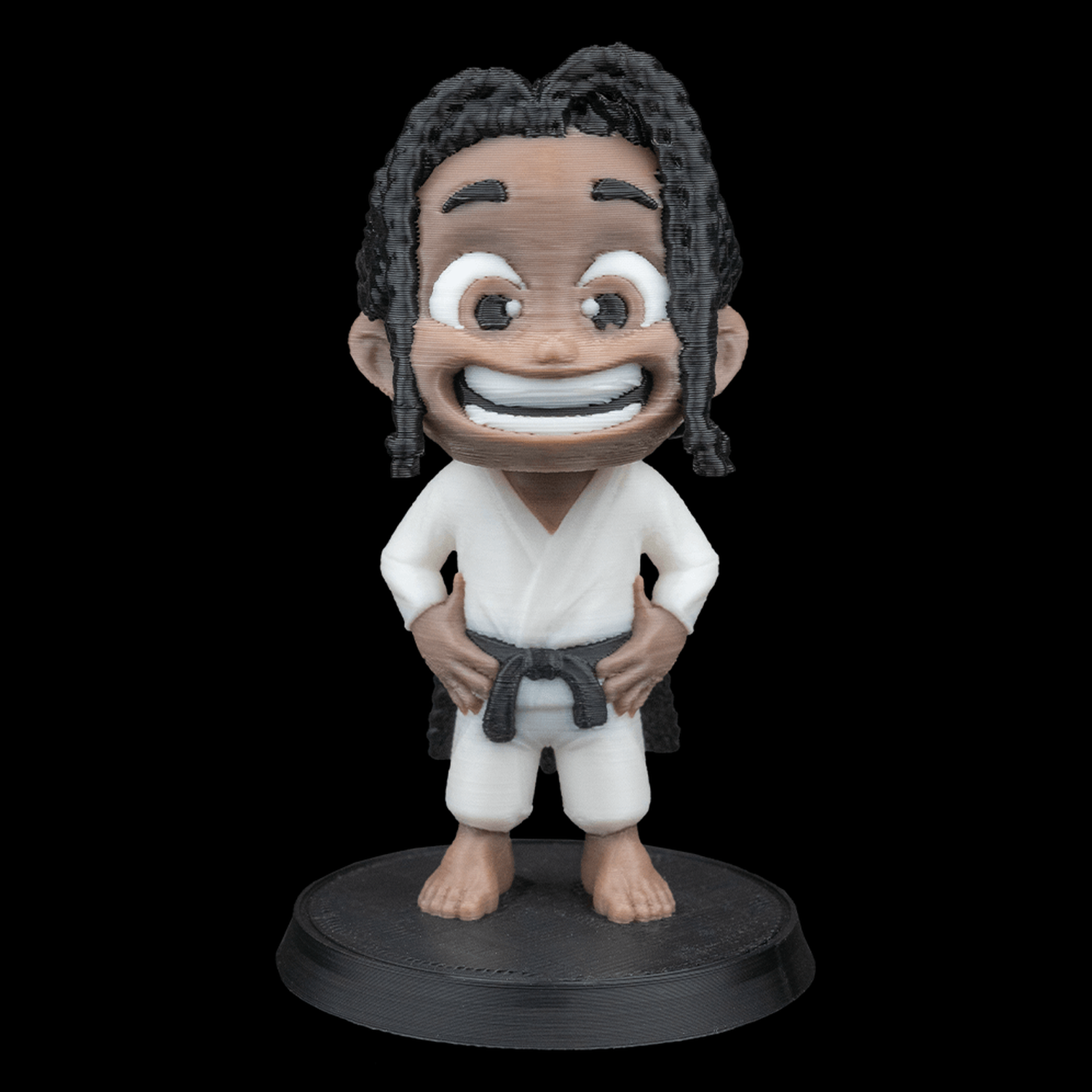 Figura decorativa personalizable Karate Fighter