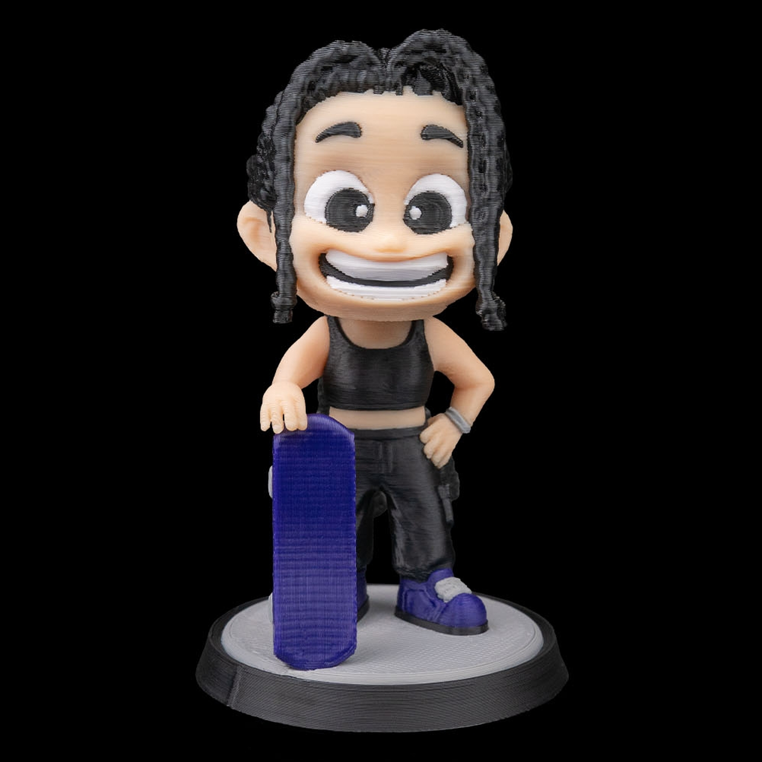 Figura decorativa personalizable Skateboarder