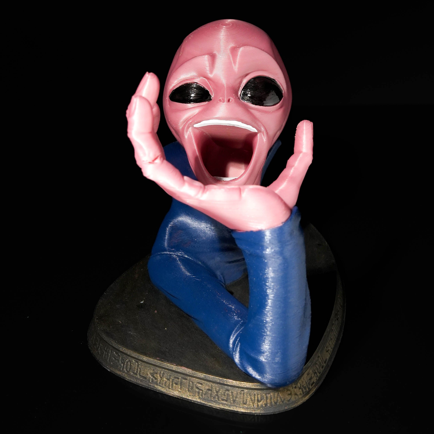 Soporte para botella de vino Alien
