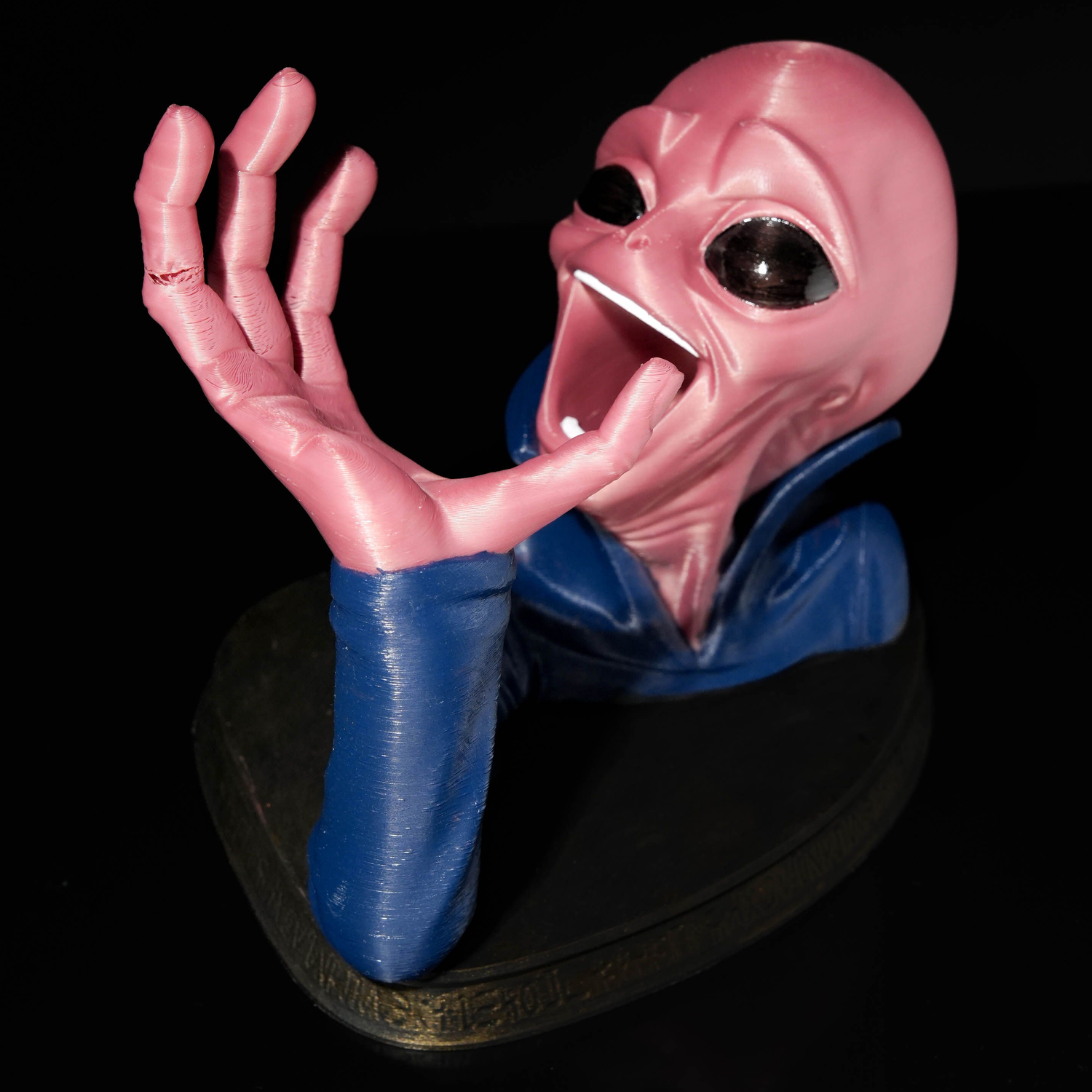 Soporte para botella de vino Alien