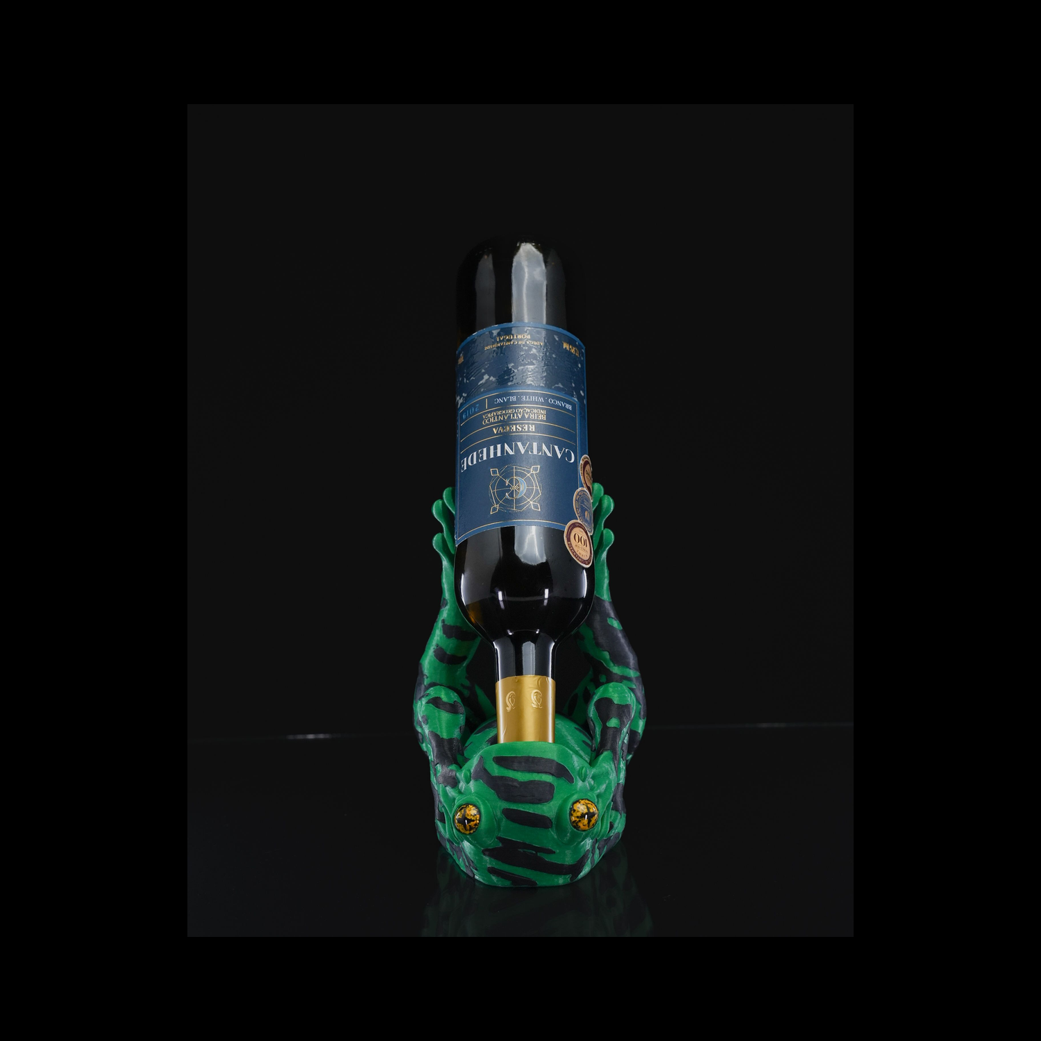 Soporte para botella de vino Frog 2