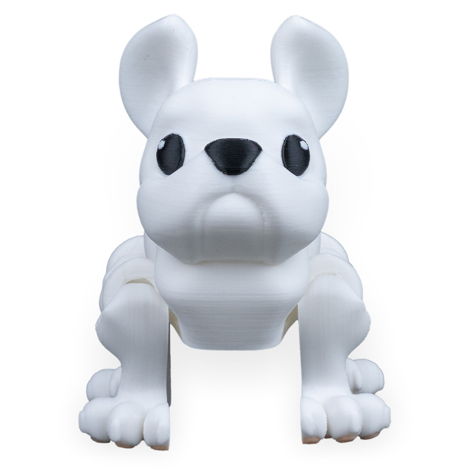 Objeto antiestrés mecánico French Bulldog