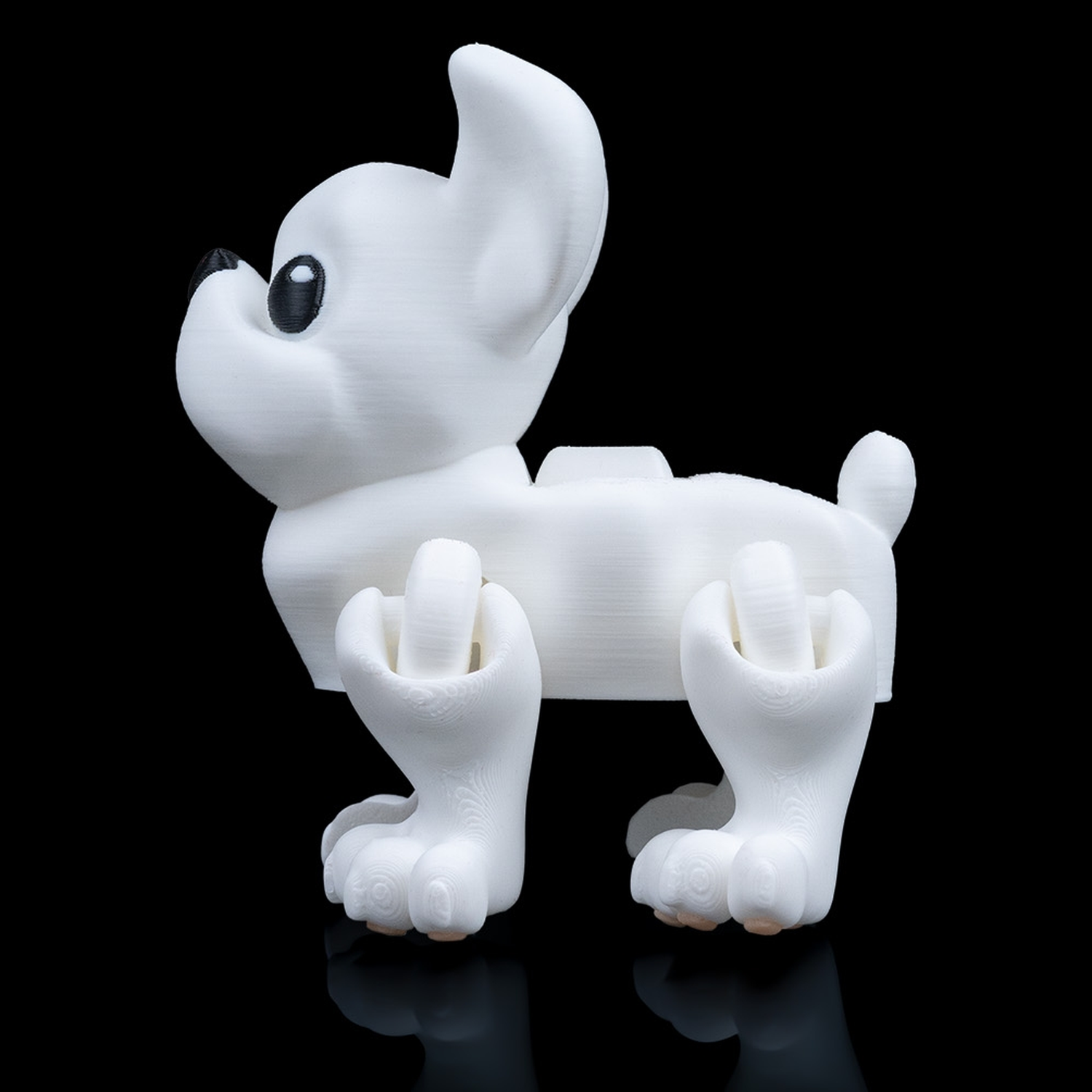 Objeto antiestrés mecánico French Bulldog
