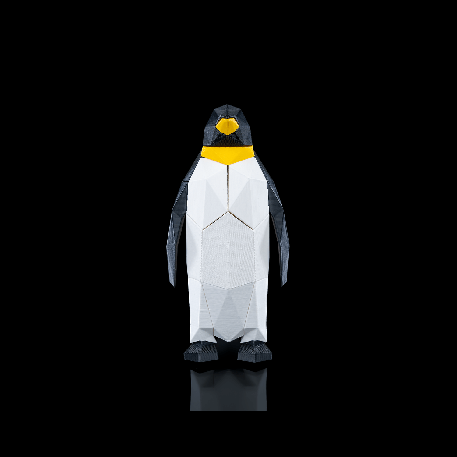 Bolígrafo decorativo Low Poly guin