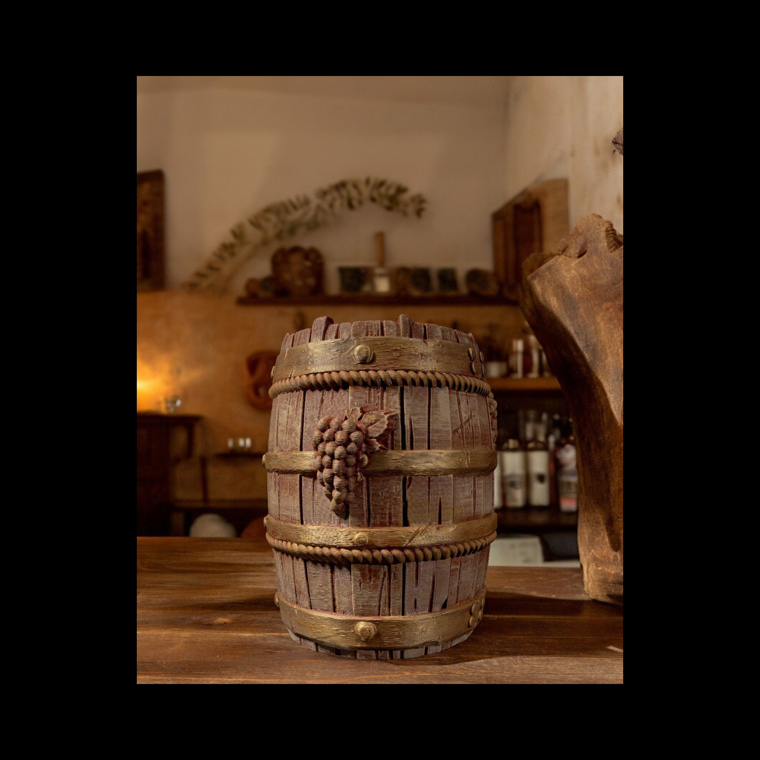 Dispensador para bolsa de vino Chestnut