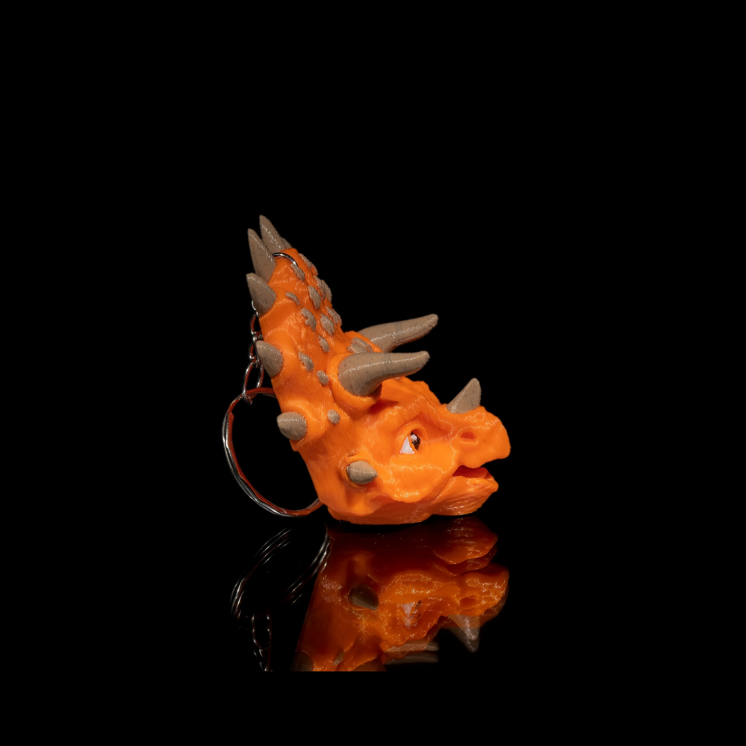 Llavero Articulated Triceratops