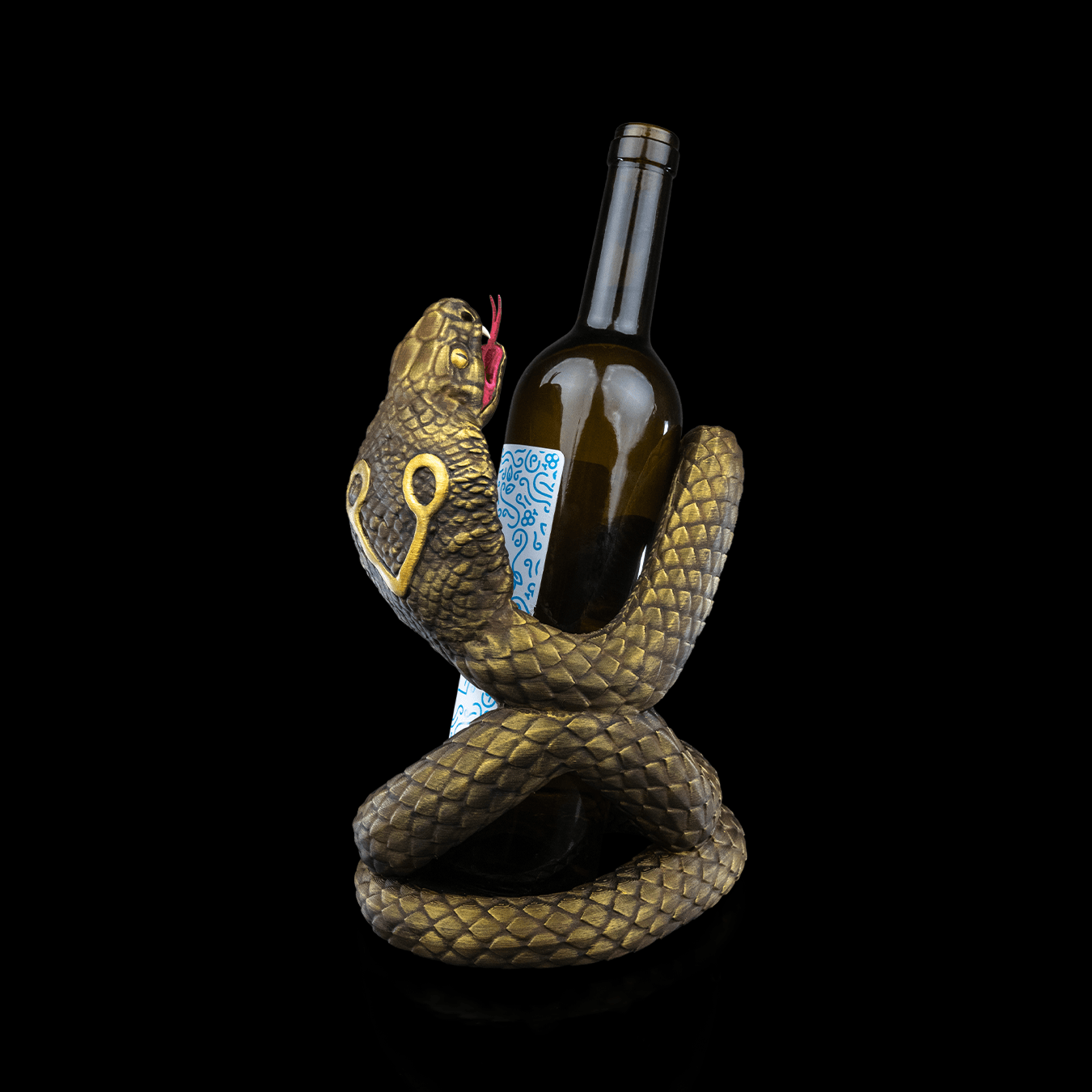 Soporte para botella de vino Naja's Embrace
