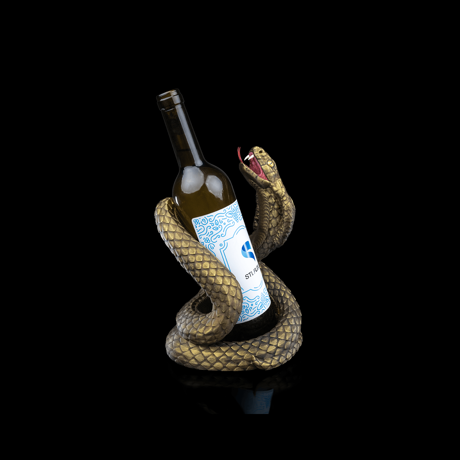 Soporte para botella de vino Naja's Embrace