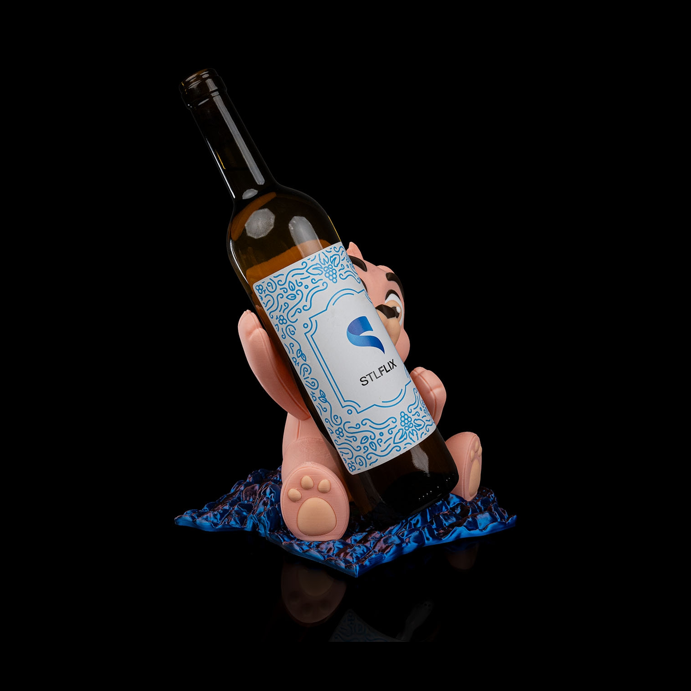 Soporte para botella de vino Teddy's Toast