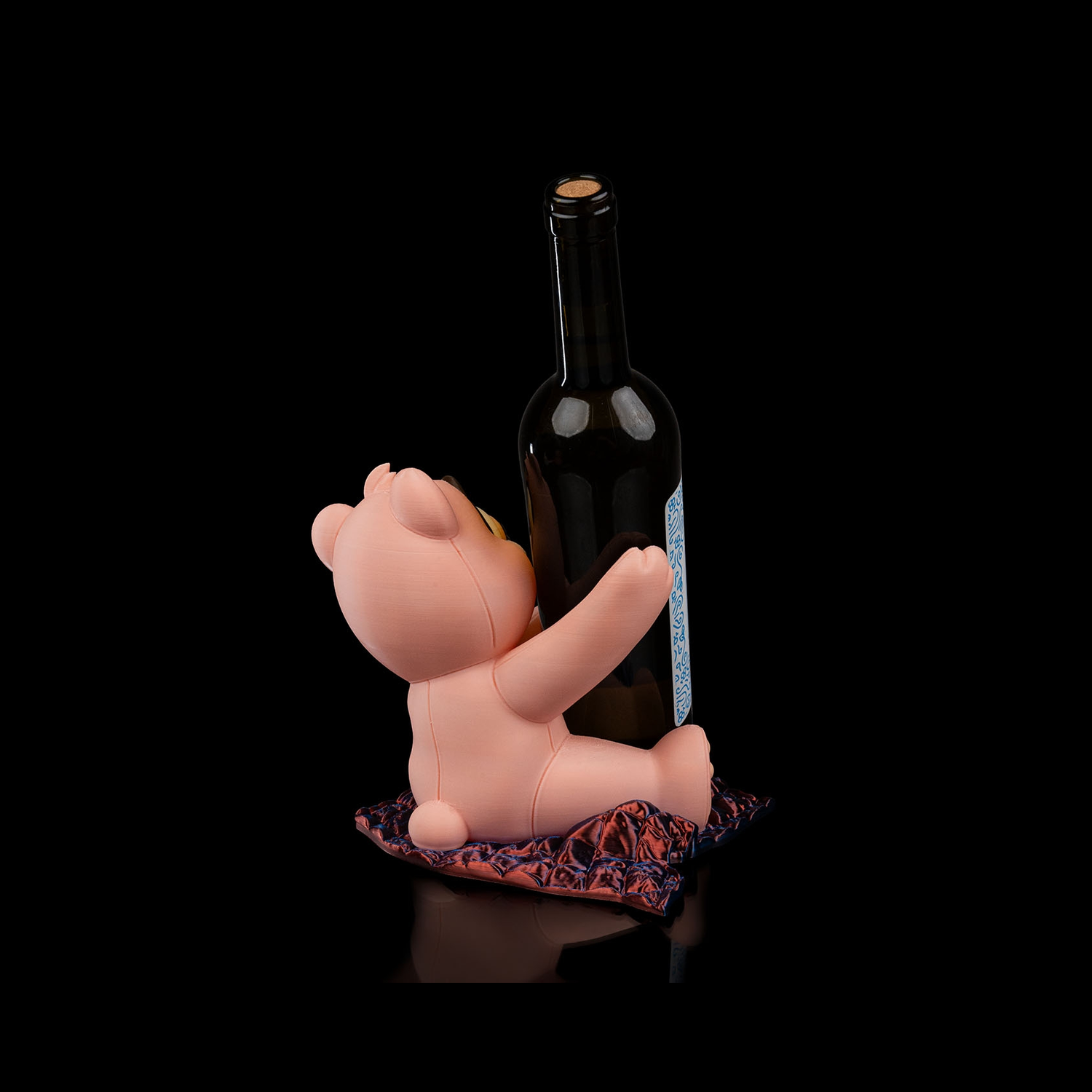 Soporte para botella de vino Teddy's Toast