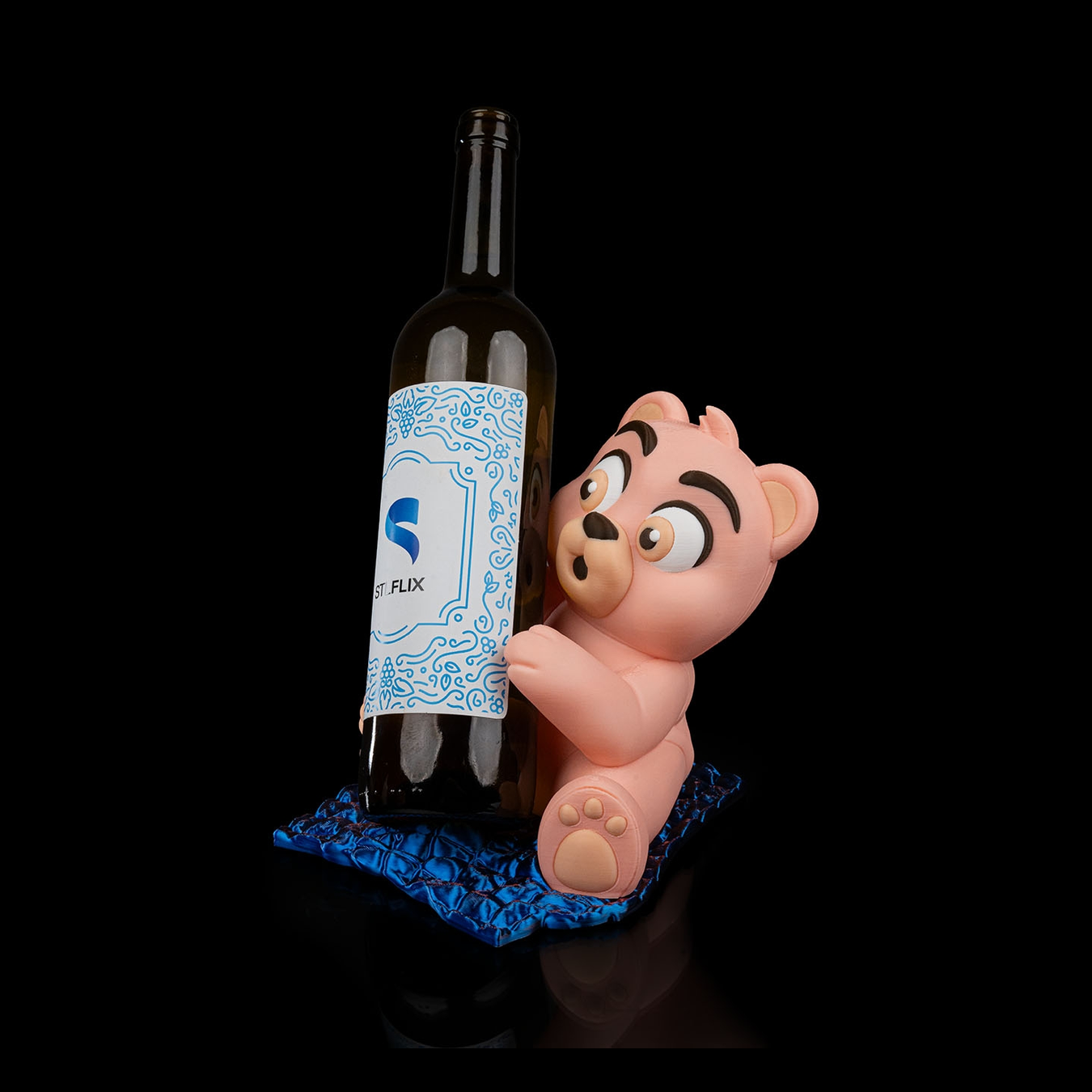 Soporte para botella de vino Teddy's Toast