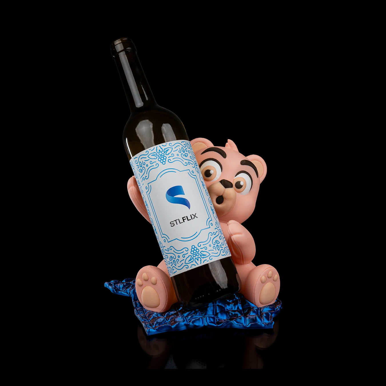Soporte para botella de vino Teddy's Toast