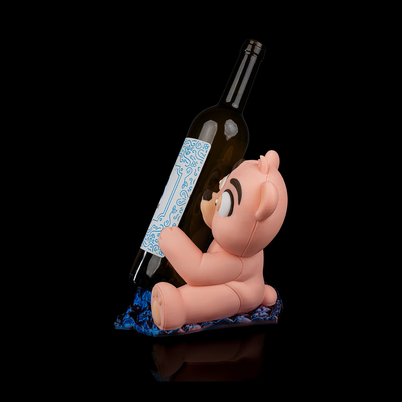 Soporte para botella de vino Teddy's Toast
