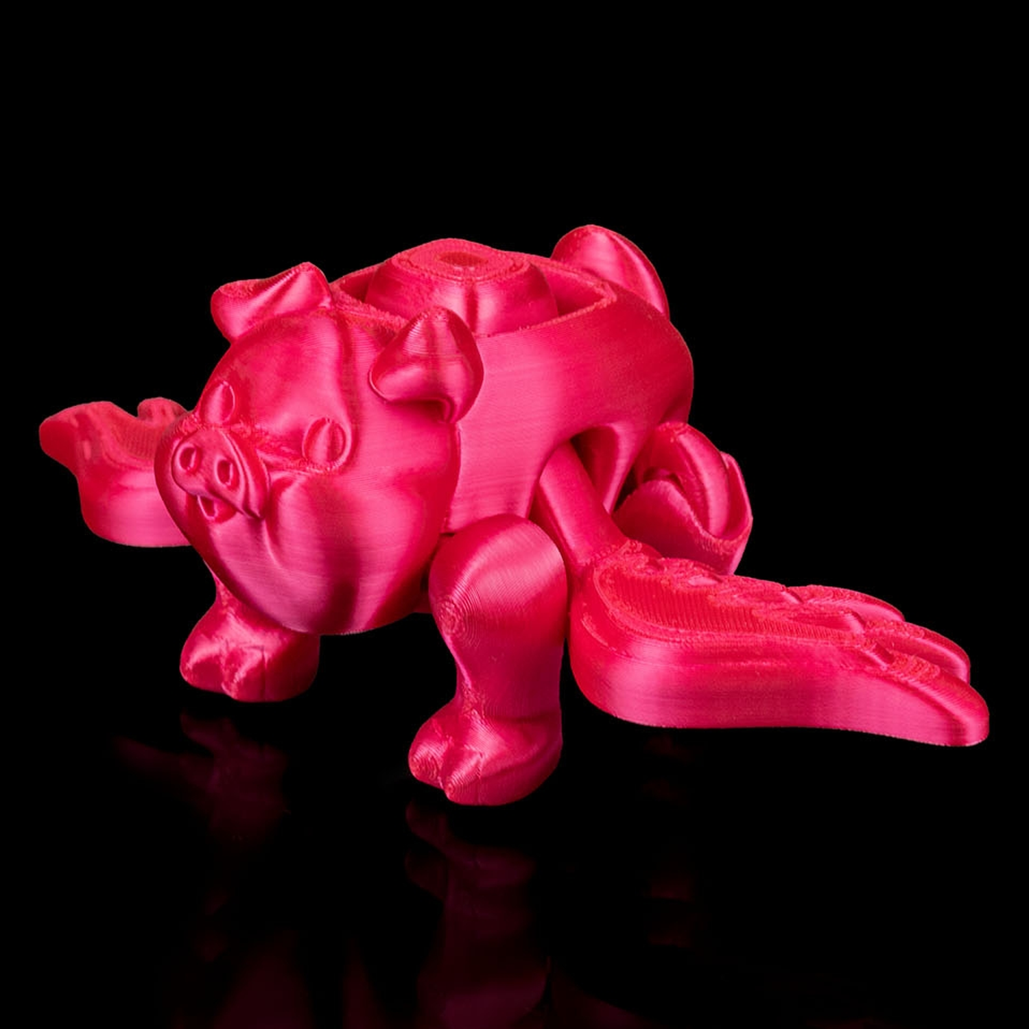 Juguete antiestrés mecánico Flying Pig