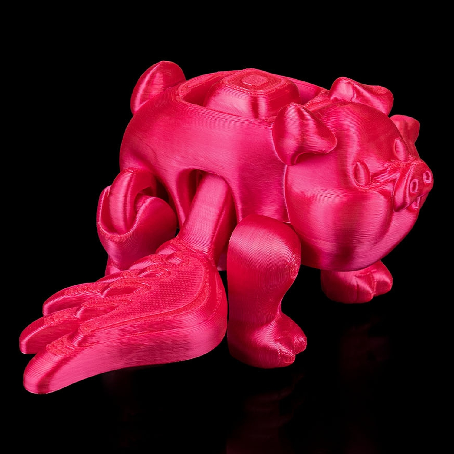 Juguete antiestrés mecánico Flying Pig