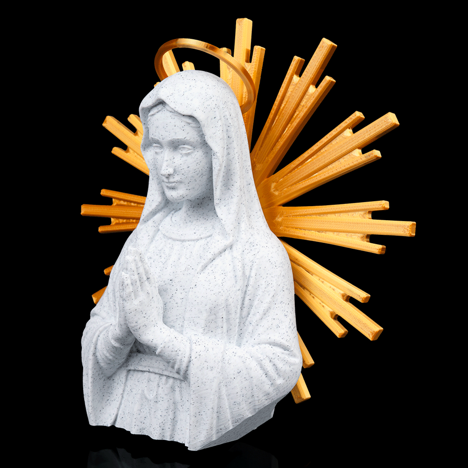 Decoración de pared de la Virgen María
