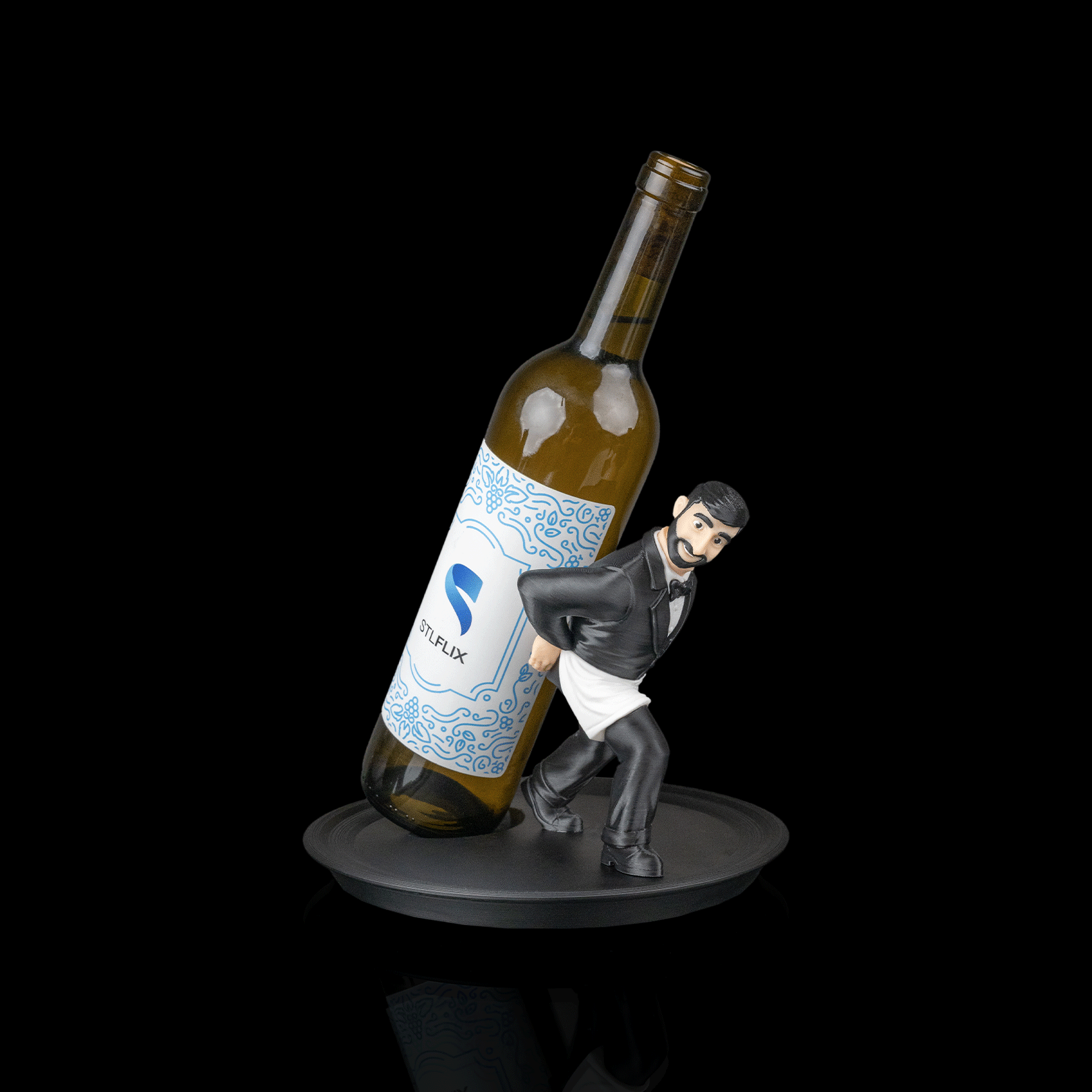 Soporte para botella de vino Waiter