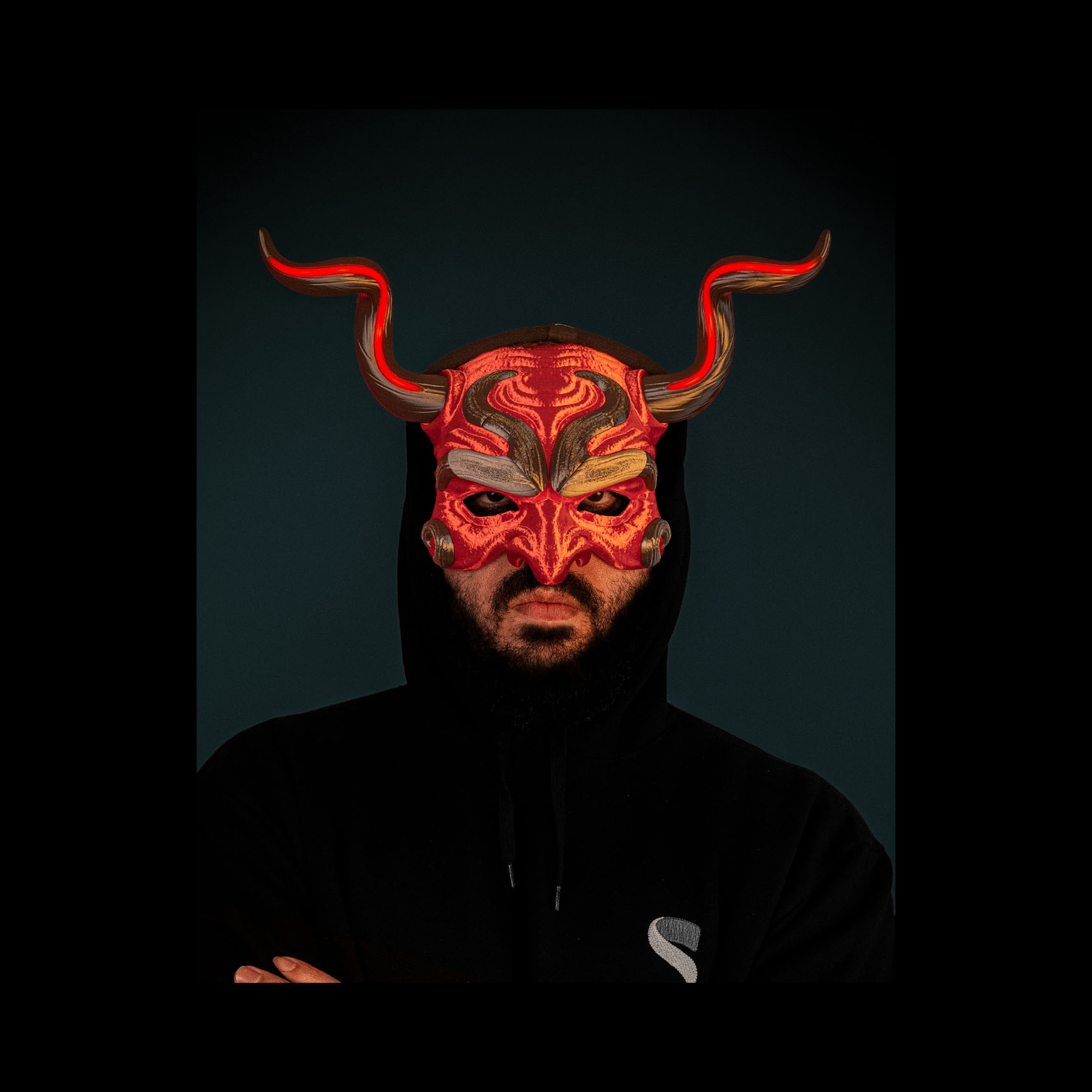 Máscara de demonio Devilight