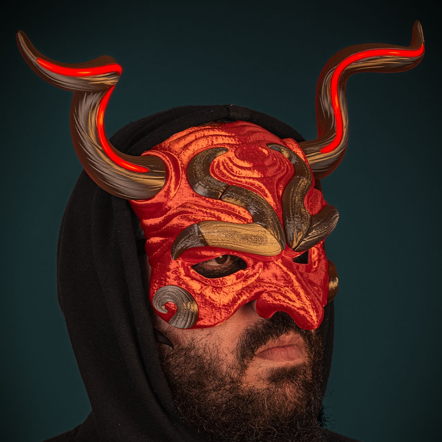 Máscara de demonio Devilight
