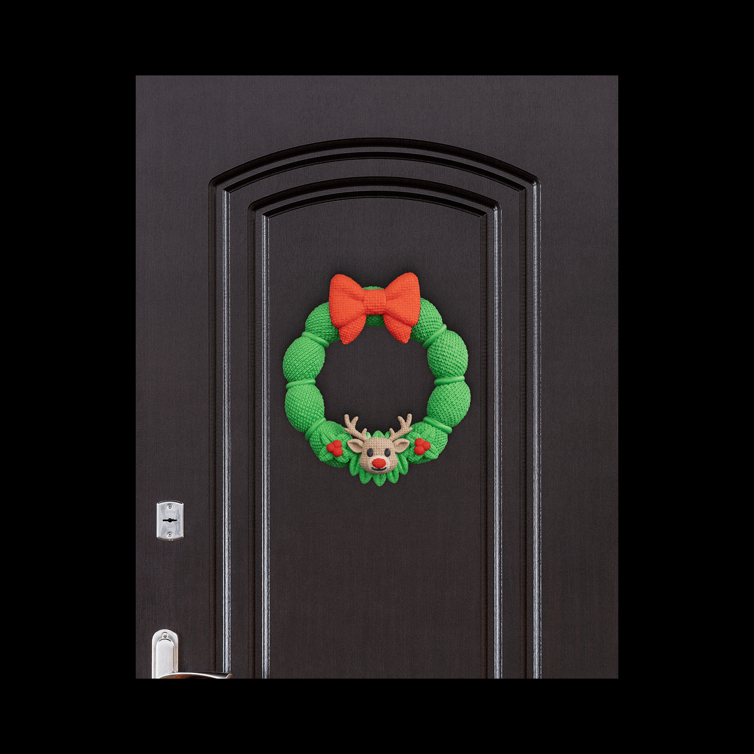 Corona decorativa Deerly Welcome