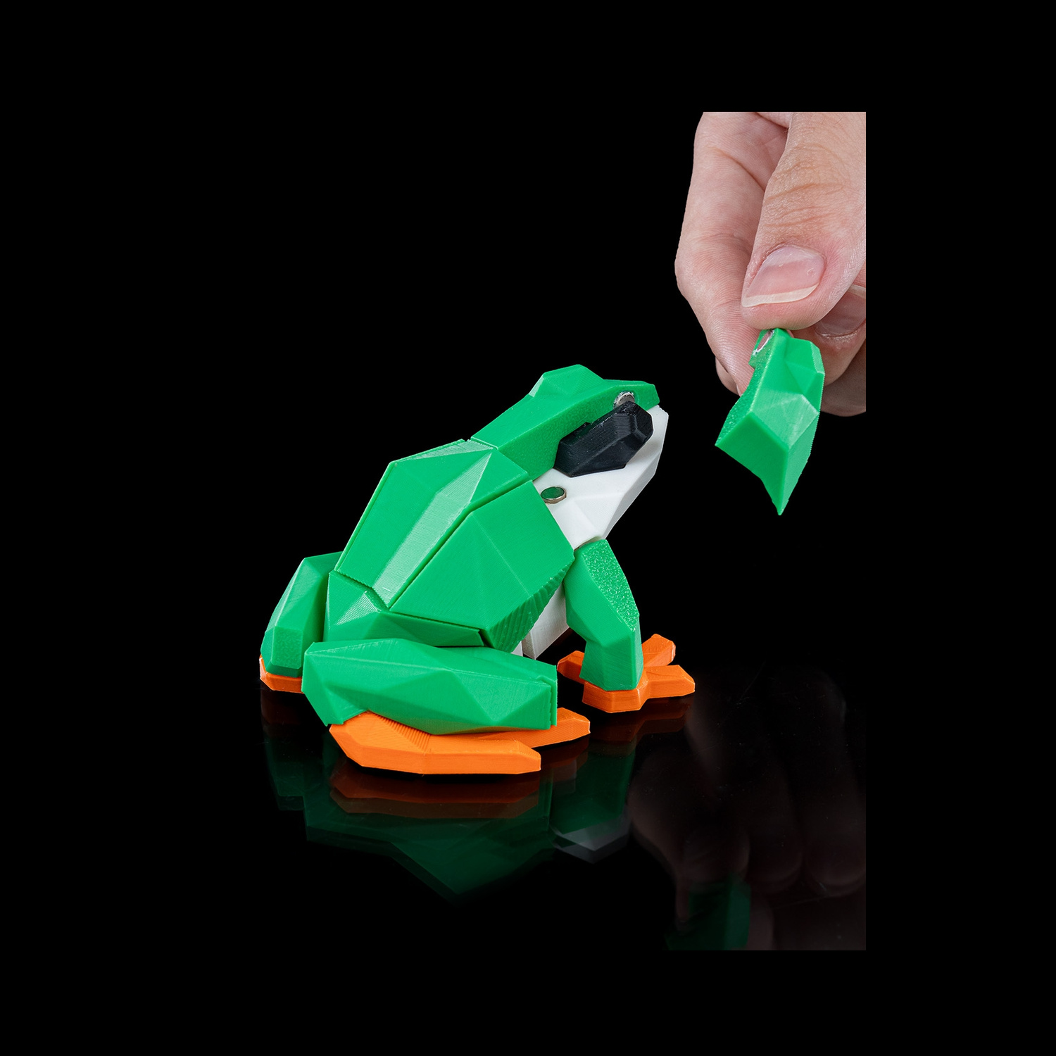 Figura decorativa Low Poly Frog