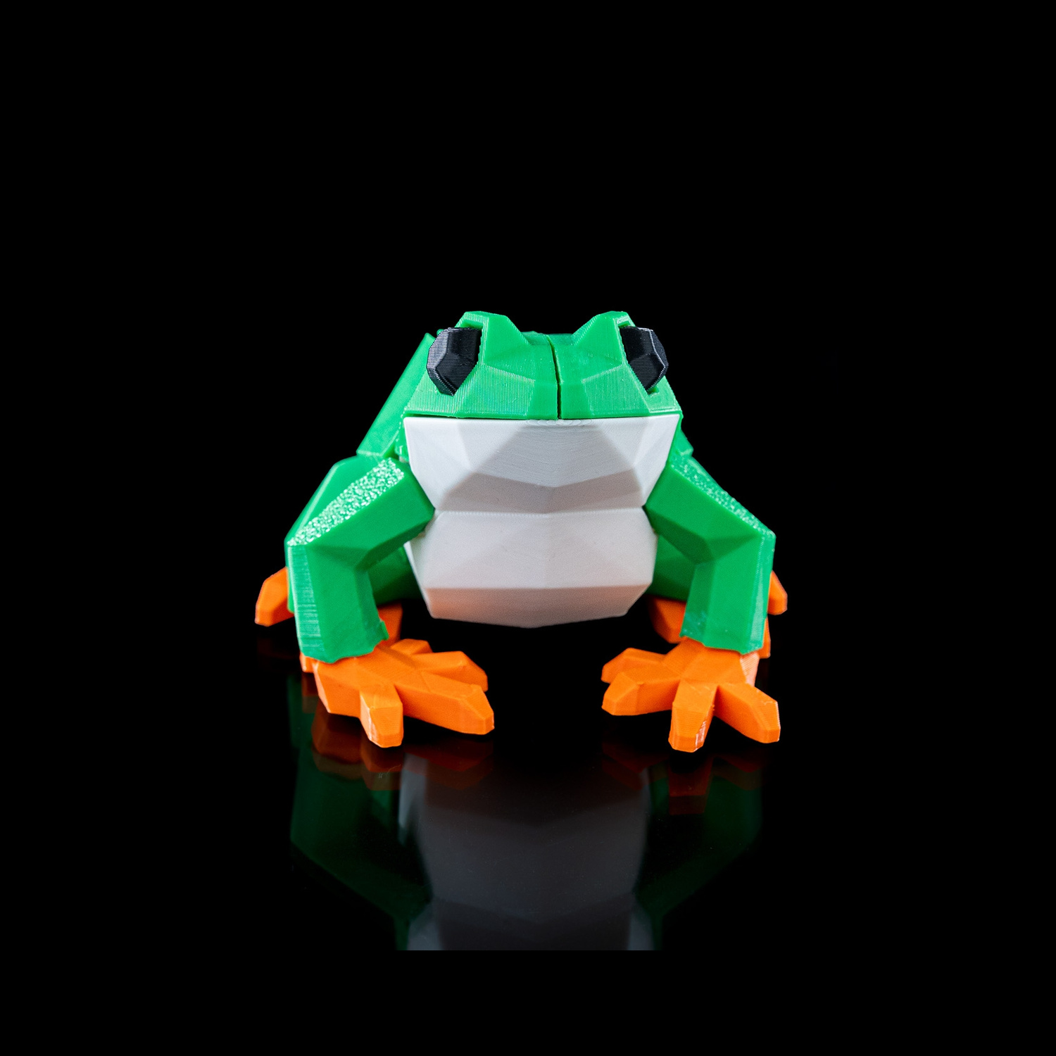 Figura decorativa Low Poly Frog