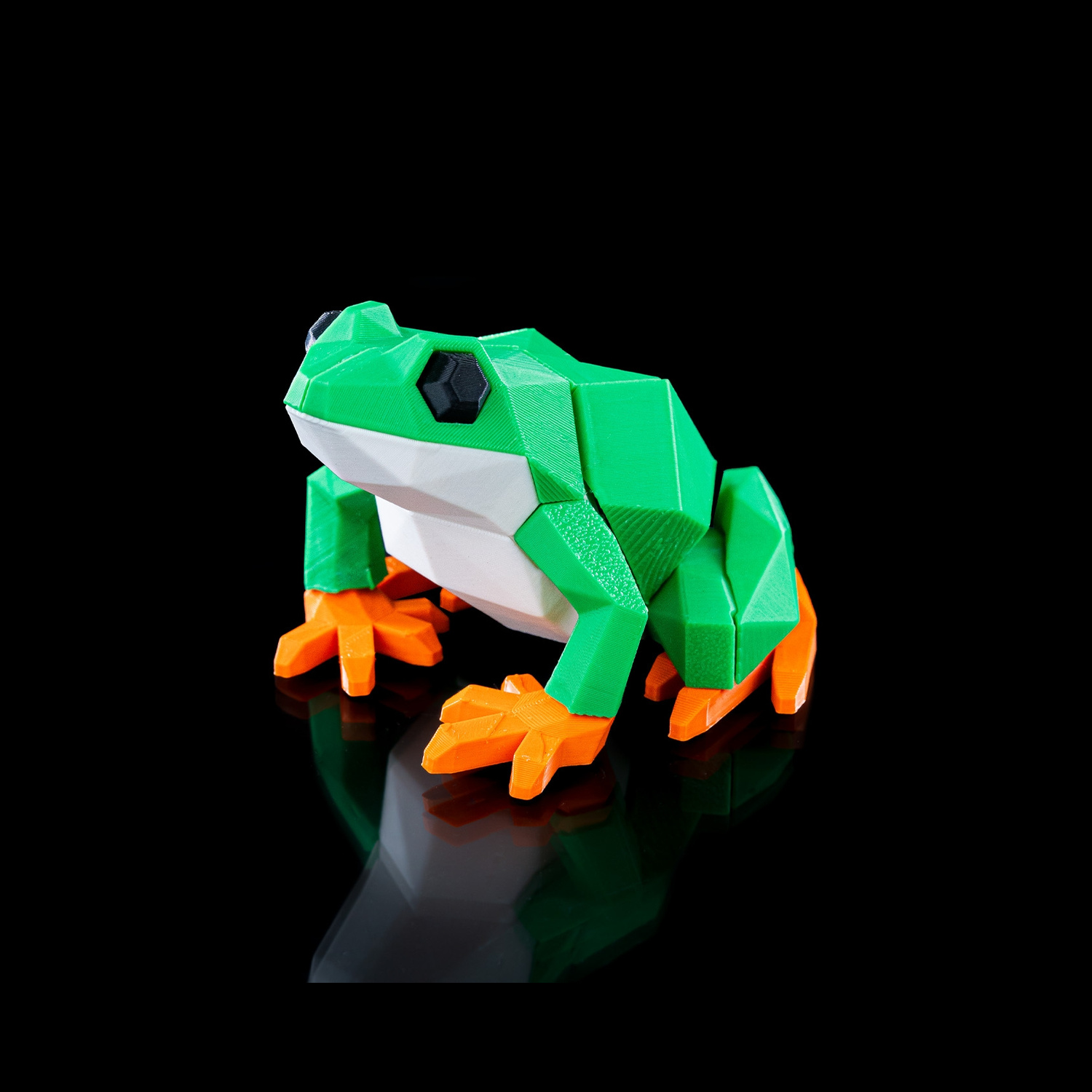 Figura decorativa Low Poly Frog