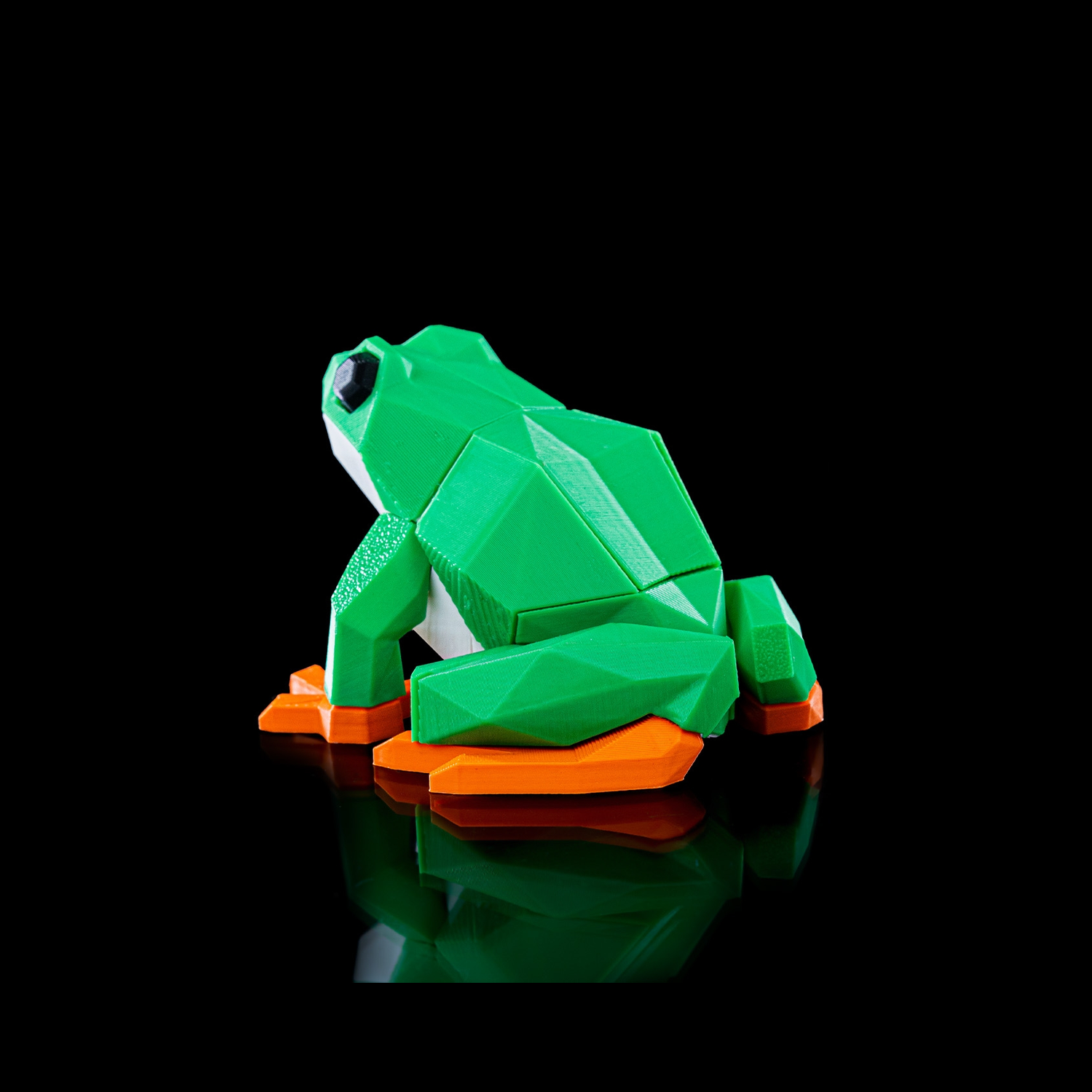 Figura decorativa Low Poly Frog