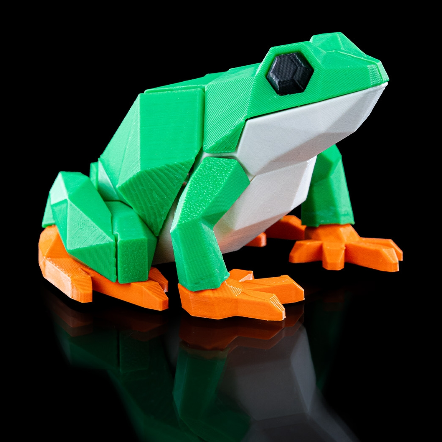 Figura decorativa Low Poly Frog