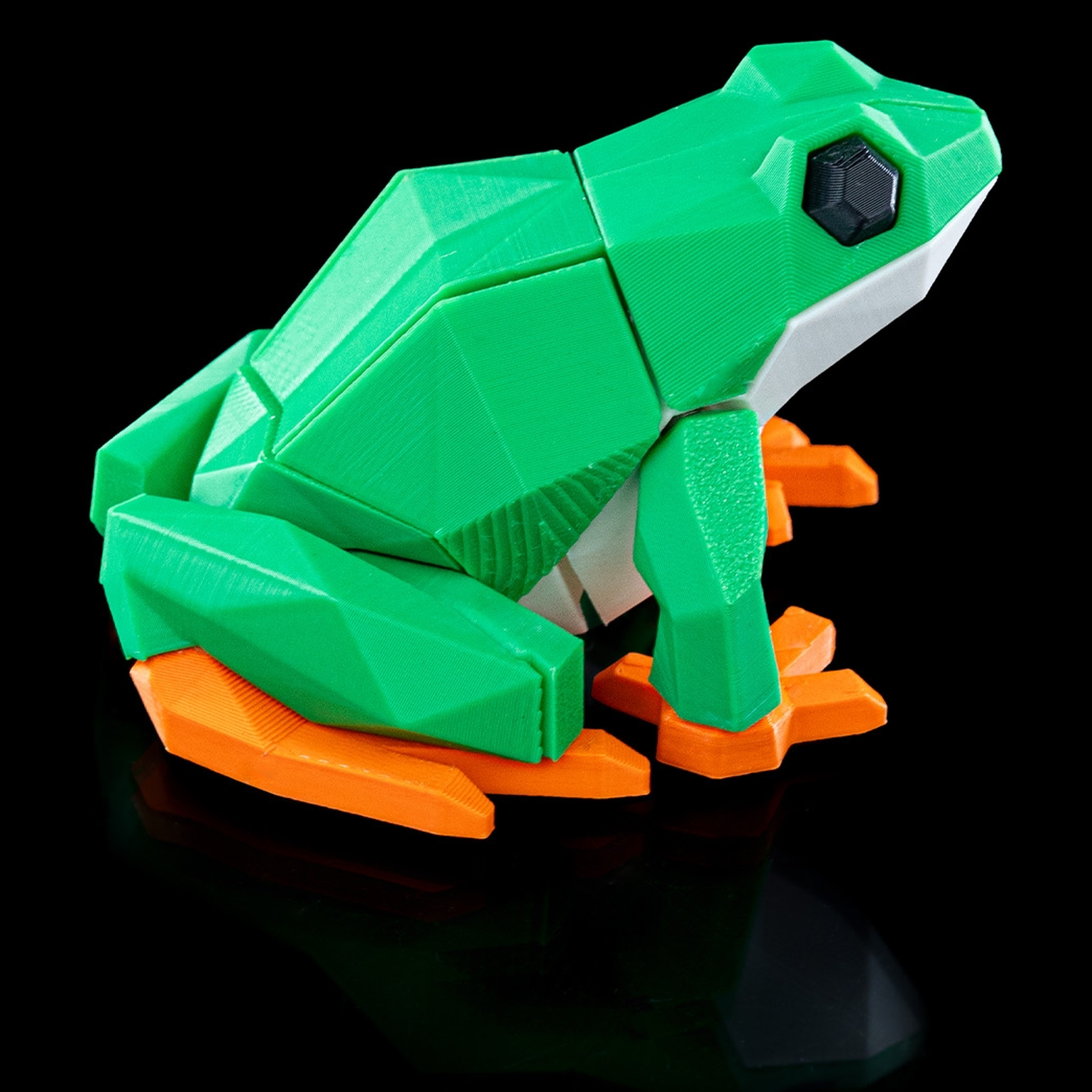Figura decorativa Low Poly Frog