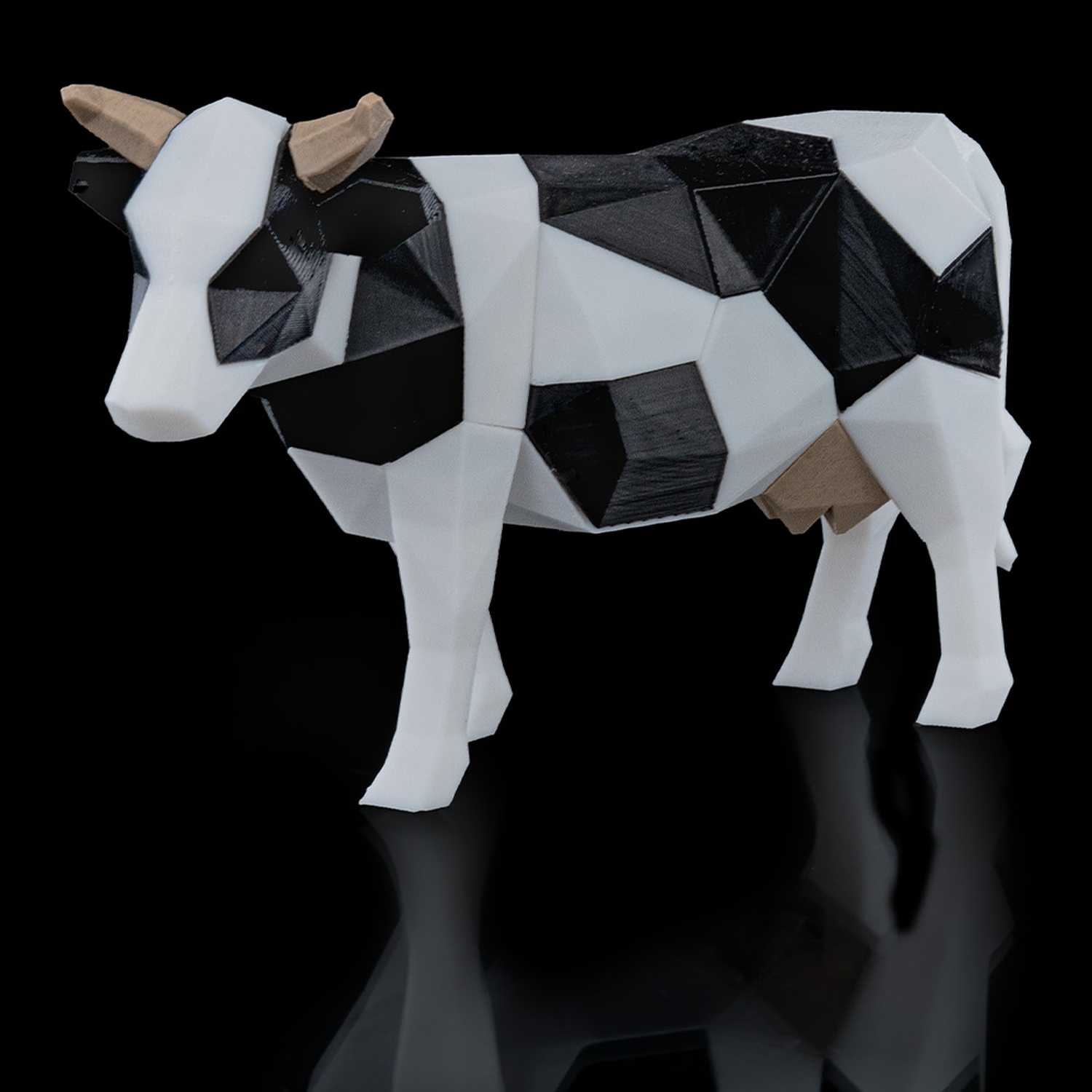 Figura decorativa Low Poly Cow