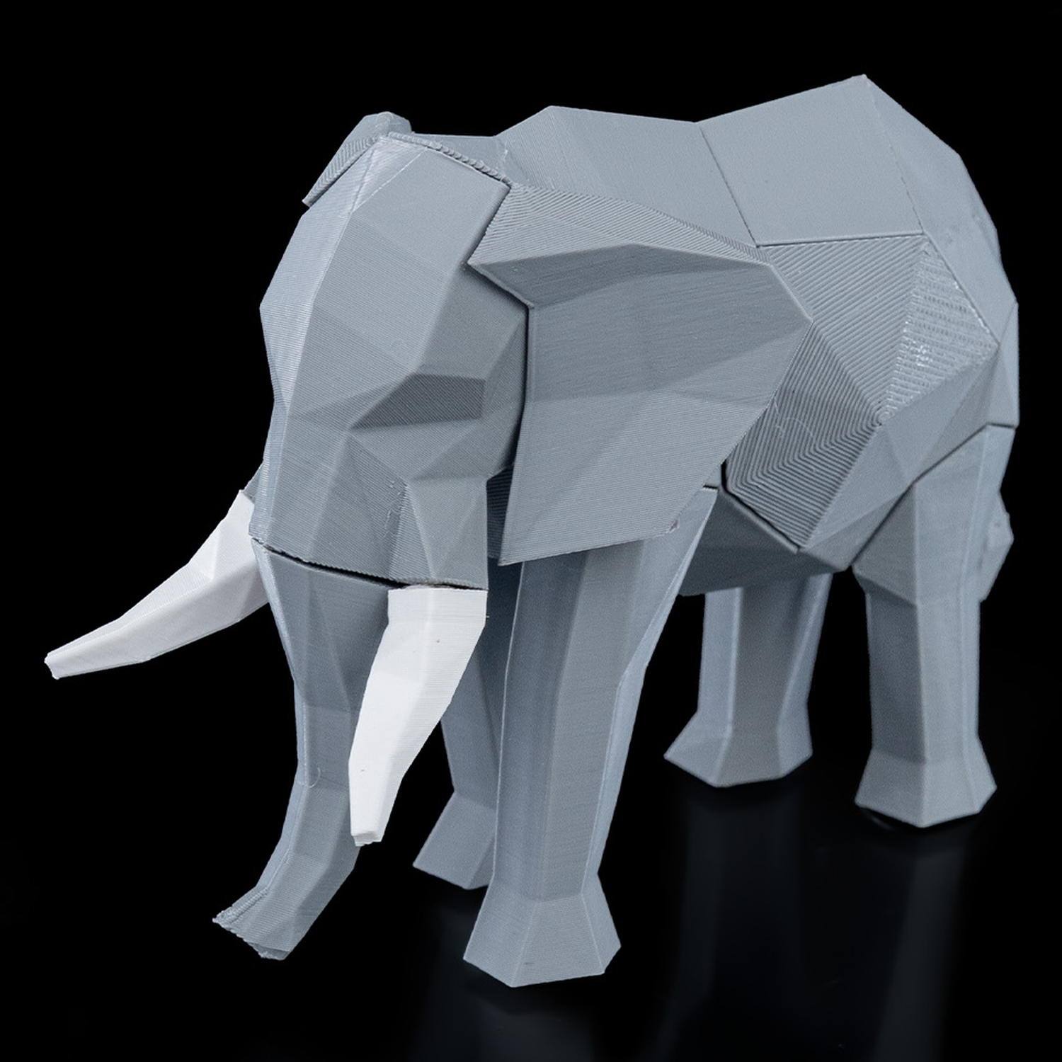 Figura decorativa Low Poly Elephant