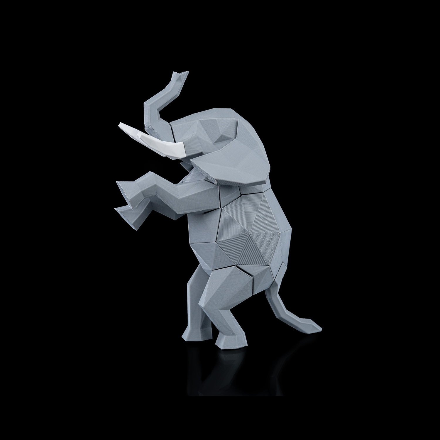 Figura decorativa Low Poly Elephant