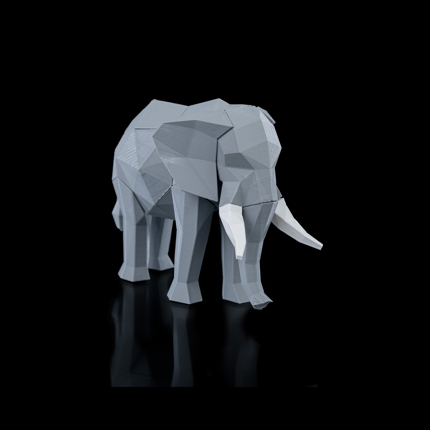 Figura decorativa Low Poly Elephant