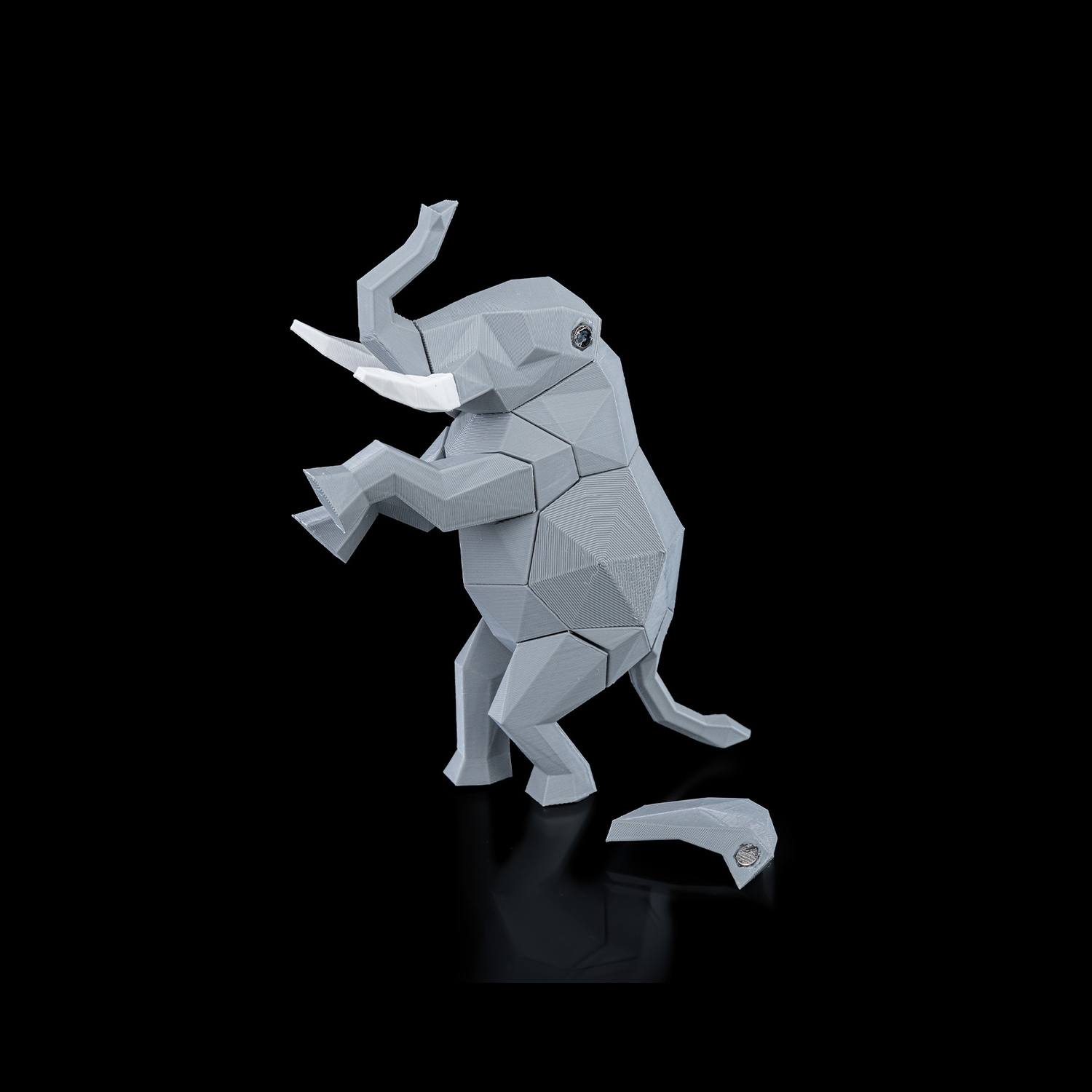 Figura decorativa Low Poly Elephant