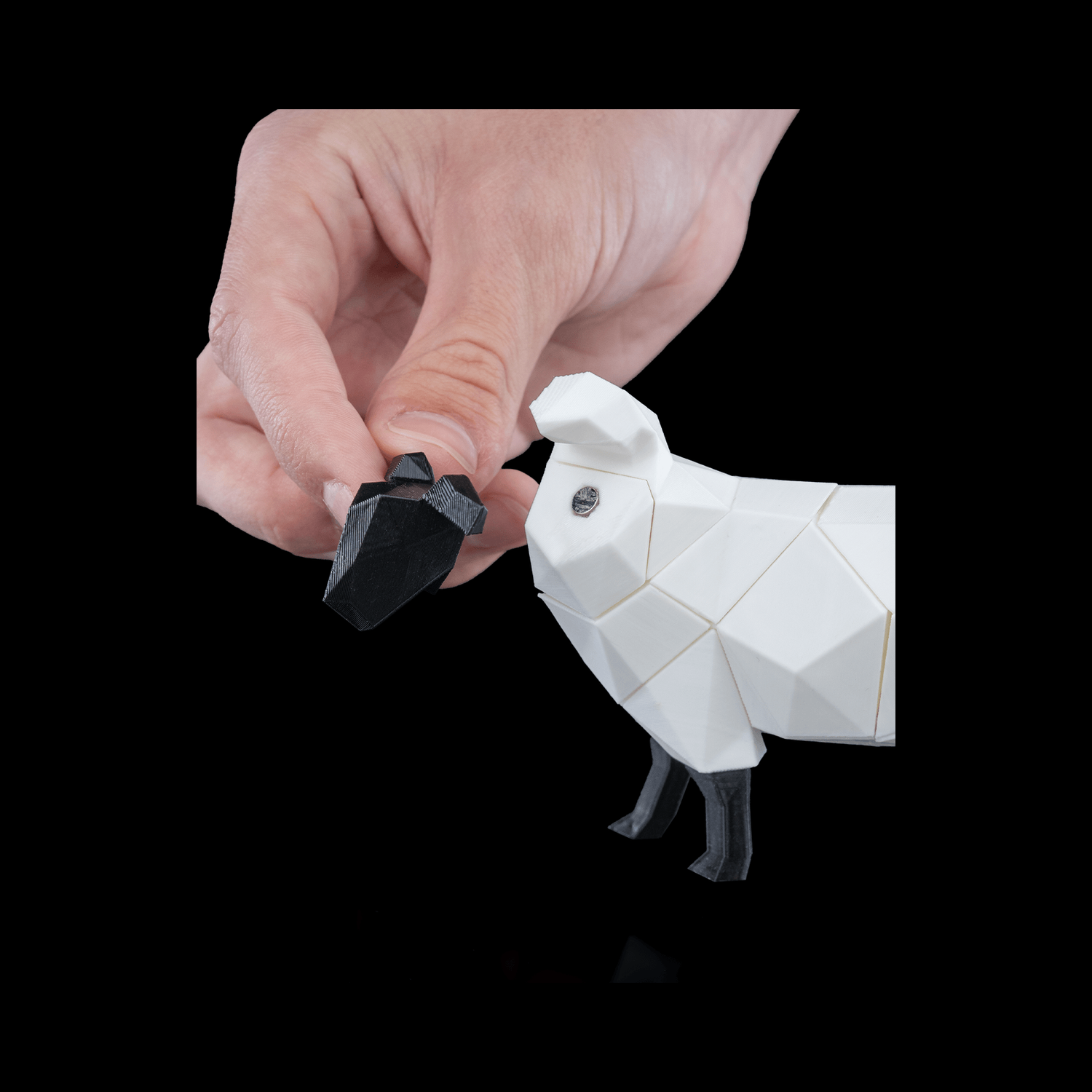 Figura decorativa Low Poly Sheep