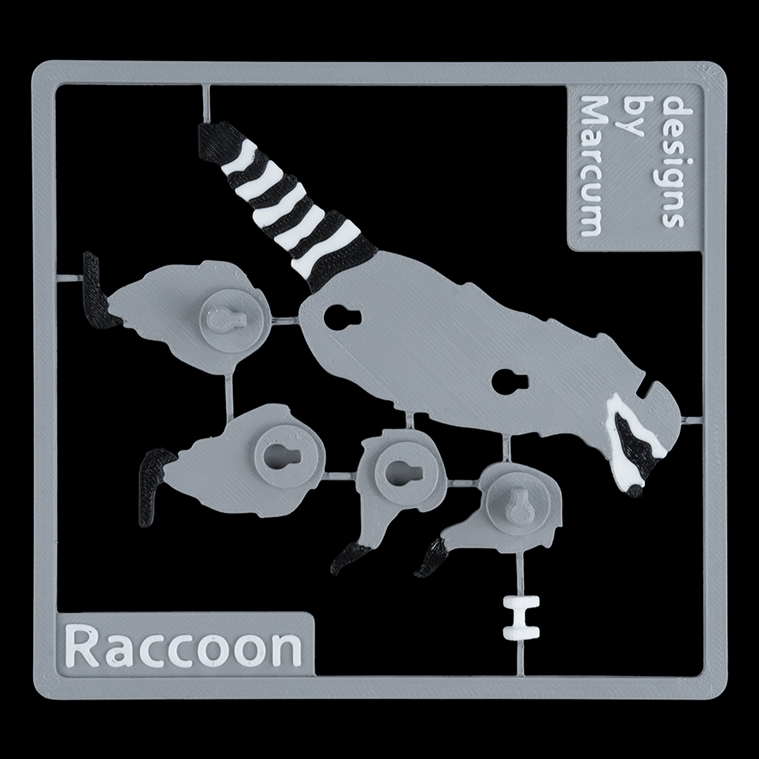 Figura decorativa Raccoon