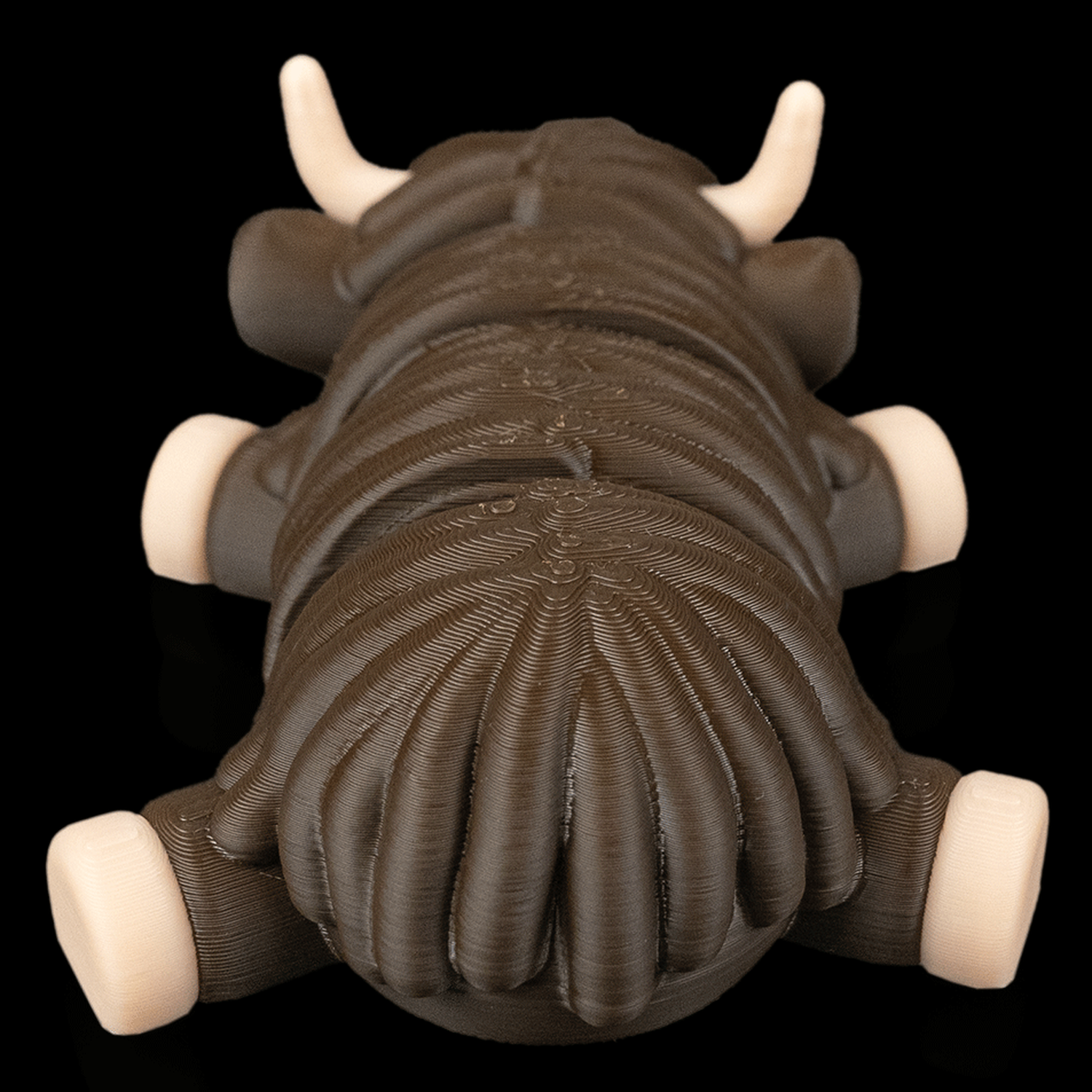 Figura decorativa Highland Cow in Field Nest