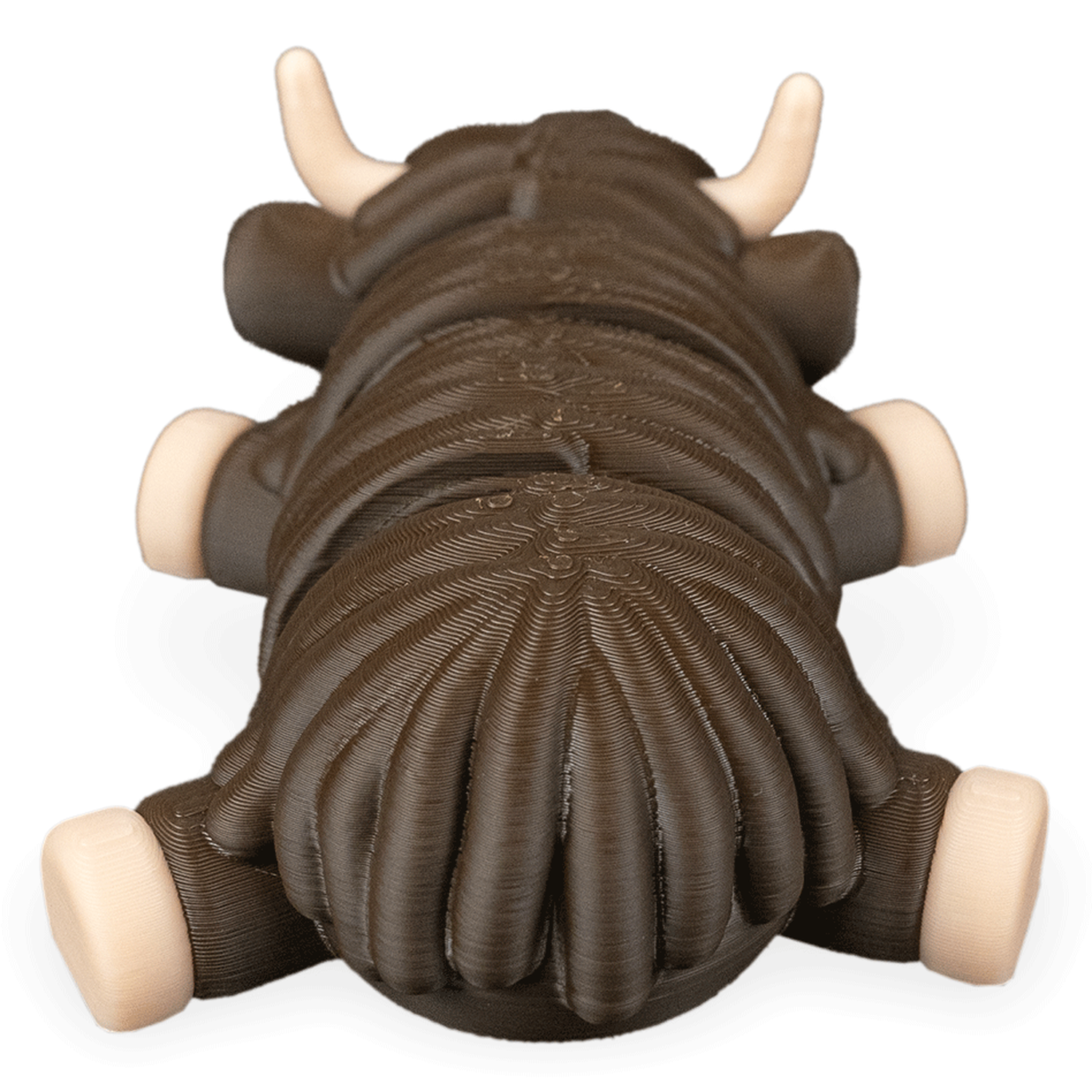 Figura decorativa Highland Cow in Field Nest