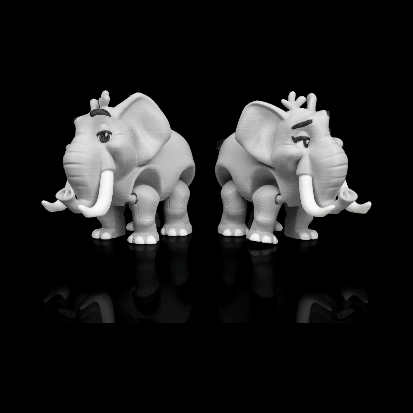 Figura decorativa Pair of Elephants