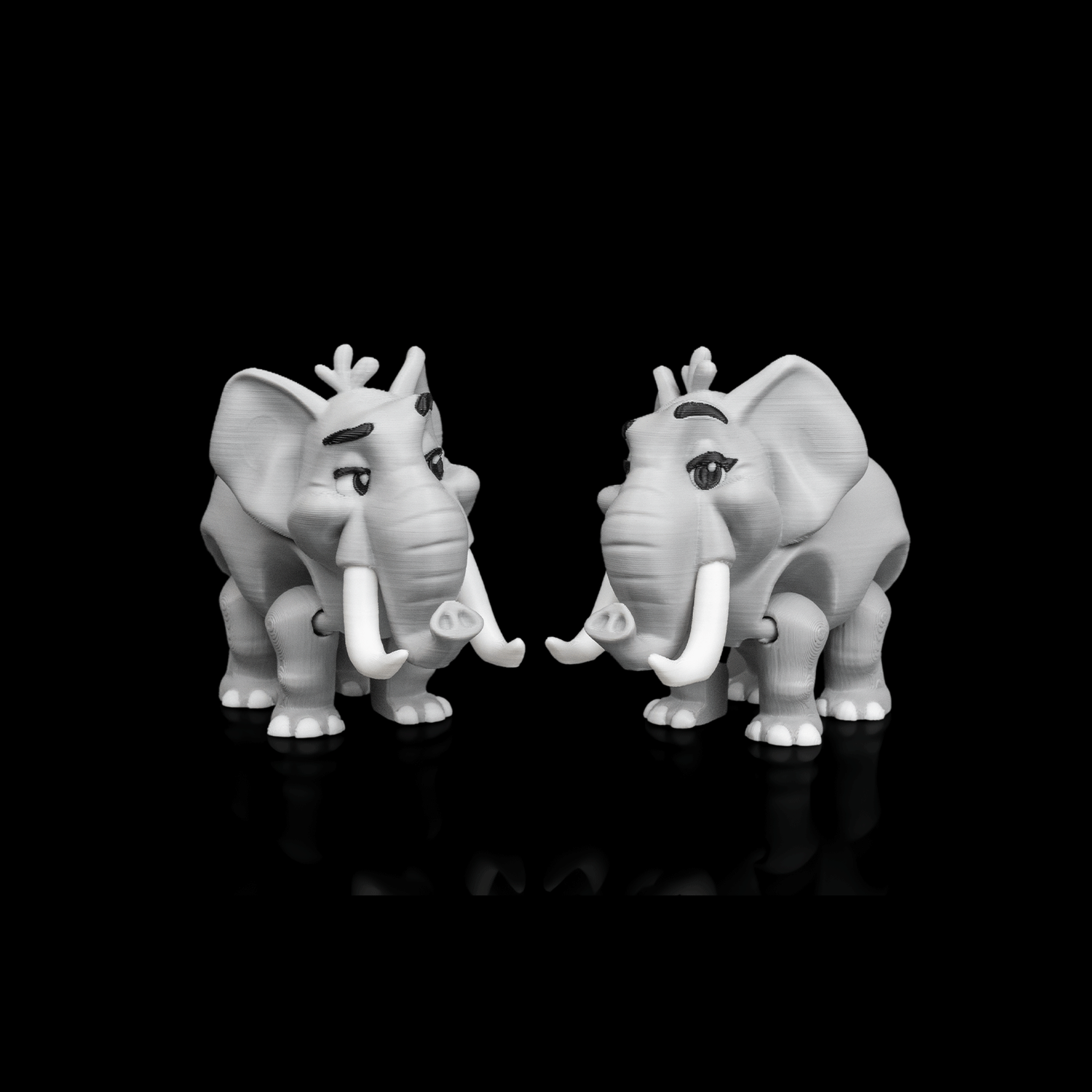 Figura decorativa Pair of Elephants