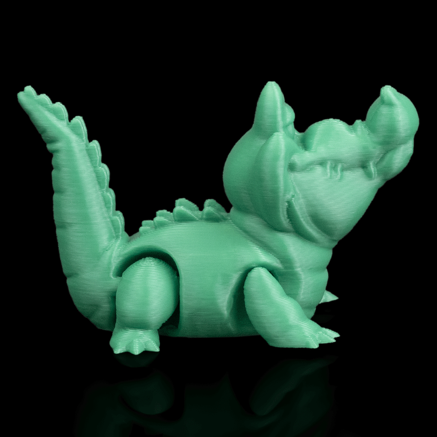 Figura decorativa Pair of Crocodiles