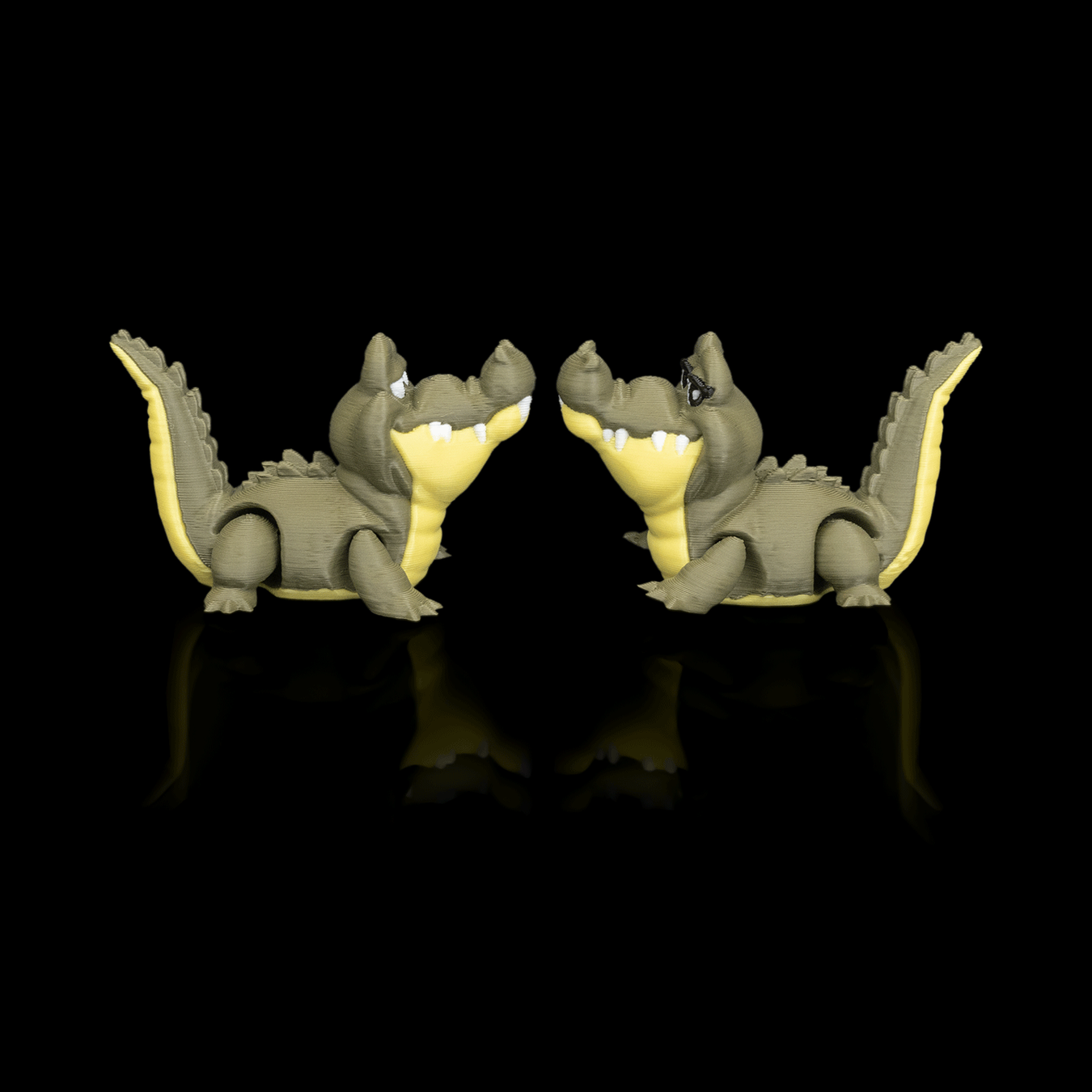 Figura decorativa Pair of Crocodiles